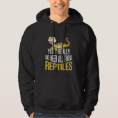 Funny Reptile Liebhaber Kinder Süße Tier Fan Hoodie (Vorderseite)