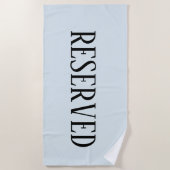 Funny Reservierter Ferienstuhl Strandtuch (Vorderseite)