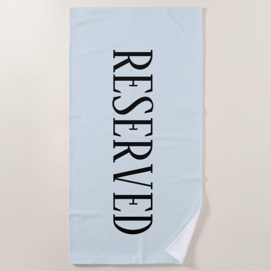 Funny Reservierter Ferienstuhl Strandtuch (Vorderseite)