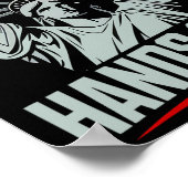 Funny Resist Handsoff Usa Poster (Ecke)