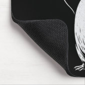 Funny Resist Penguin Activism Graphic Design Vinta Mousepad (Ecke)