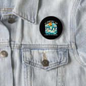 Funny Resist Pinguins Protest gegen Zölle Button (Beispiel)
