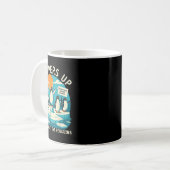 Funny Resist Pinguins Protest gegen Zölle Kaffeetasse (Vorderseite Links)