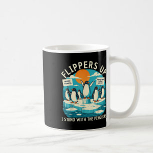 Funny Resist Pinguins Protest gegen Zölle Kaffeetasse