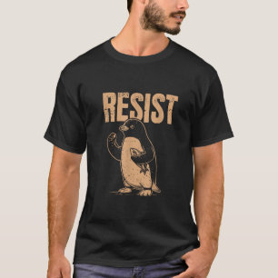 Funny Resist Pinguins Protest gegen Zölle T-Shirt