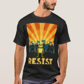 Funny Resist Rtland Frog Protest T-Shirt (Vorderseite)