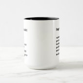 Funny Respiratory Therapist Definition Geschenke Tasse (Zentrum)