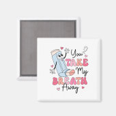Funny Respiratory Valentinstag Rt Lung Squad Val Magnet (Vorderseite/Rückseite)