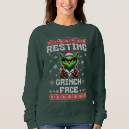 Funny Restharinch Face Ugly Weihnachten Sweatshirt