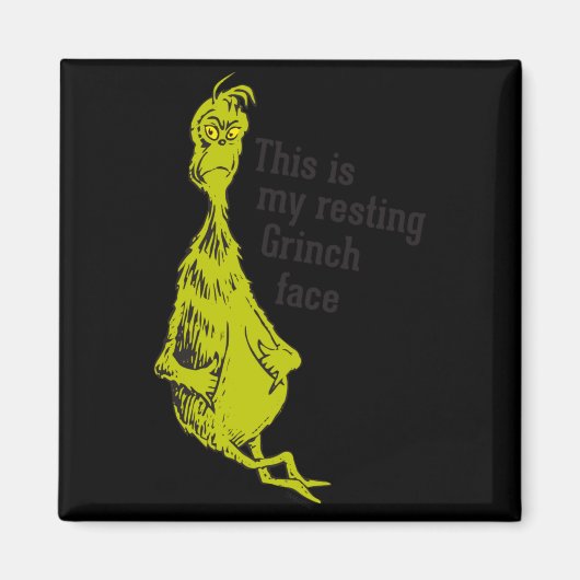 Funny Resting Face Magnet (Vorne)