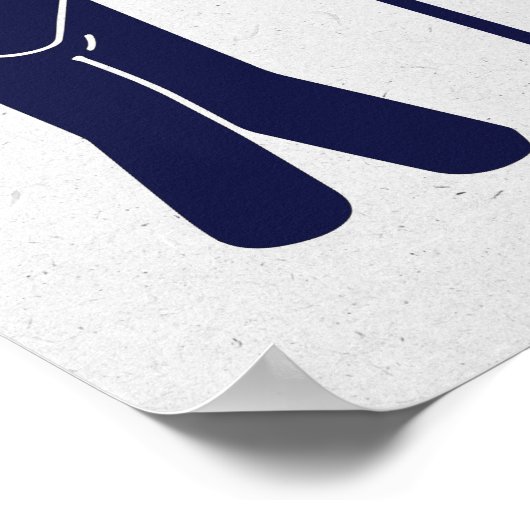 Funny Restroom Sign Poster (Ecke)