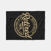 Funny Retired 2026 Not My Problem Anymore Retireme Fleecedecke (Vorderseite (Horizontal))