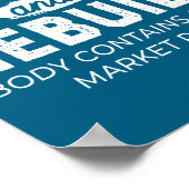 Funny Retired And Rebuilt Bone Hip Knee Surgery  Poster (Ecke)