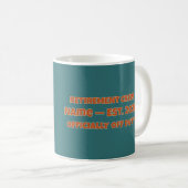 Funny Retired Duck Personalized Retirement Gift Kaffeetasse (VorderseiteRechts)