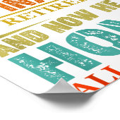 Funny Retired Husband Retirement Quote For A Wife  Poster (Ecke)