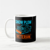 Funny Retired Snow Plow Veteran Winter Clearing Hu Kaffeetasse (Links)