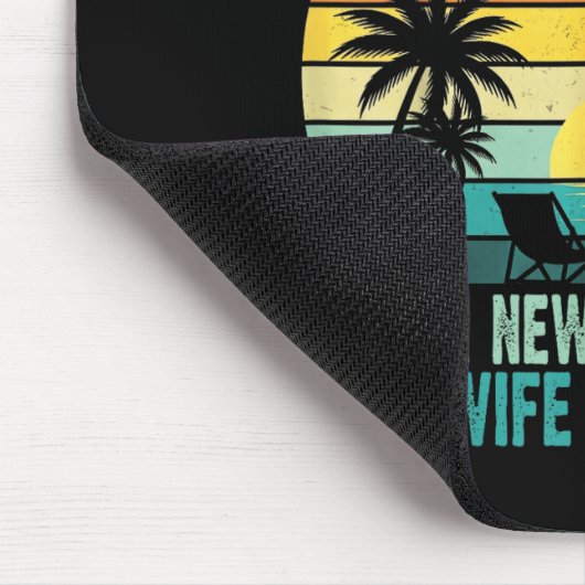 Funny Retired Under New Management See Wife For De Mousepad (Ecke)