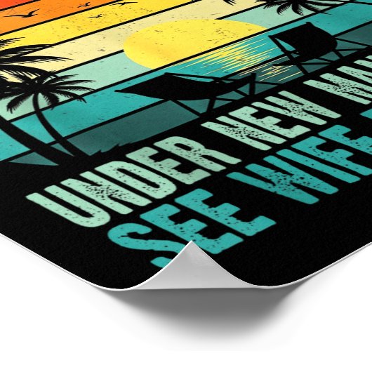 Funny Retired Under New Management See Wife For De Poster (Ecke)