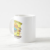 Funny Retirement Bold Inappropriate Funny Gag Gift Kaffeetasse (Vorderseite Links)