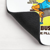 Funny Retirement Bold Inappropriate Funny Gag Gift Mousepad (Ecke)