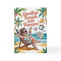 Funny Retirement Card für Frauen