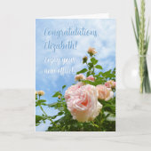 Funny Retirement Card für sie Karte (Vorderseite)