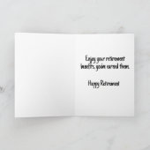 Funny Retirement Card Karte (Innenseite)