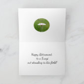 FUNNY RETIREMENT CARD KARTE (Innenseite)
