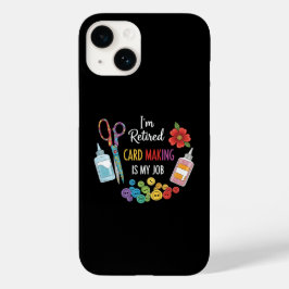 Funny Retirement Crafter Gift Case-Mate iPhone 14 Hülle