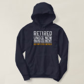 Funny Retirement Design Männer Vater Retiring Part Hoodie (Design vorne)