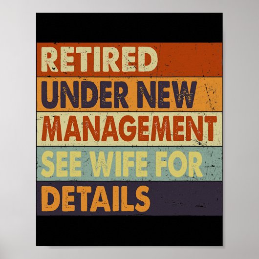 Funny Retirement Design Männer Vater Retiring Part Poster (Vorne)