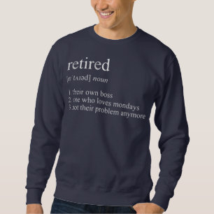 Funny Retirement Design Männer Vater Retiring Part Sweatshirt