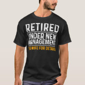 Funny Retirement Design Männer Vater Retiring Part T-Shirt (Vorderseite)