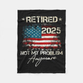 Funny Retirement For Dad Men Women. Uni Retired 20 Fleecedecke (Vorderseite)