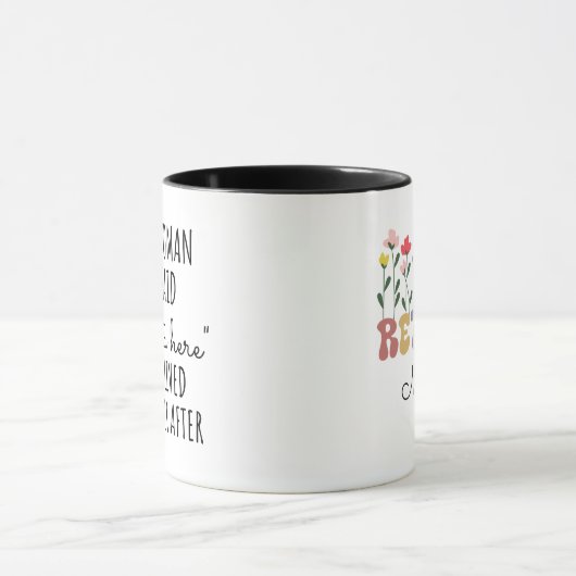 Funny Retirement Geschenk eine kluge Frau einmal s Tasse (Zentrum)