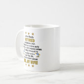 Funny Retirement Geschenk Tasse. Retiree Gift Kaffeetasse (Vorderseite Links)