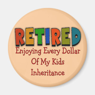 Funny Retirement Geschenke Magnet