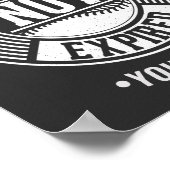 Funny Retirement Gift I'm Retired NOT Expired Poster (Ecke)