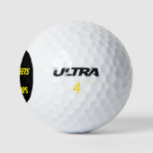 Funny Retirement Golf Balls Golfball (Logo)