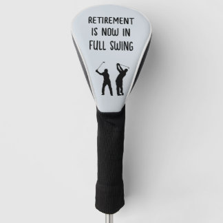 Funny Retirement Golf Head Cover Headcover
