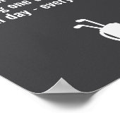 Funny Retirement Golf Quote Retired Golfers Golfin Poster (Ecke)