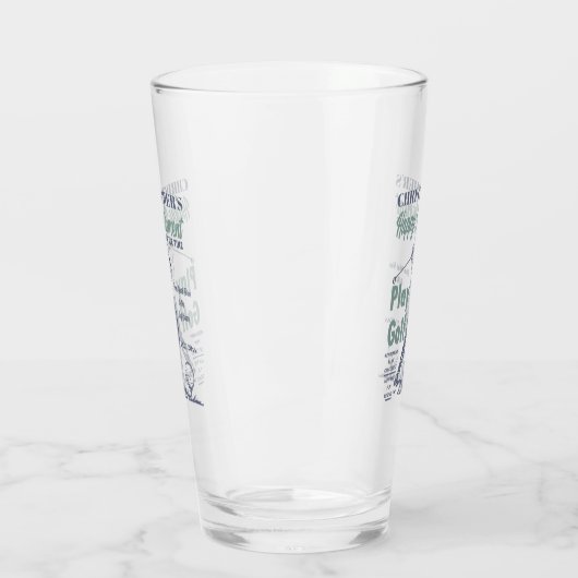 Funny Retirement Golfer Thema Retro Golf Glas (Links)
