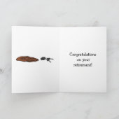 Funny Retirement Gratulations Card Karte (Innenseite)