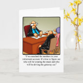 Funny Retirement Gratulations Card Karte (Gelbe Blume)