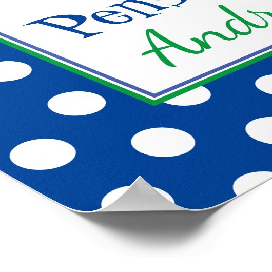 Funny Retirement Hello Pension Blue Poster (Ecke)