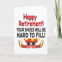 Funny Retirement Ihre Schuhe werden schwer zu füll