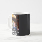 Funny Retirement Is Hard Work Quote Grandpa Photo Kaffeetasse (Vorderseite Links)