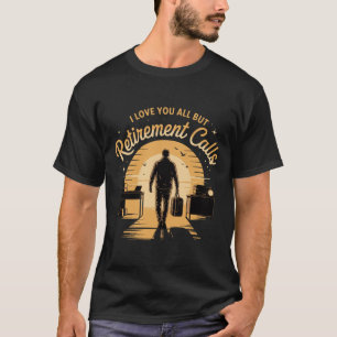 Funny Retirement Liebe You All but Retirement Anru T-Shirt