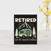 Funny Retirement nicht mein Problem wieder erschöp Karte (Gelbe Blume)