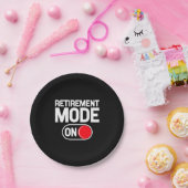 Funny Retirement Pappteller (Party)